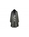 Black chasuble + silver ornament (55A)