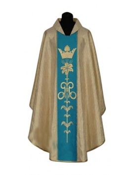 Marian chasuble gold (60A)