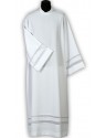Priest alb double guipure inset