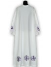 Embroidered priest alb, Jerusalem crosses (14)