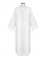 Priest alb - tabs, stand-up collar