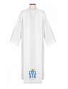 Priest alb embroidered with Marian emblem