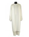 Traditional priest alb with guipure, ecru (14)