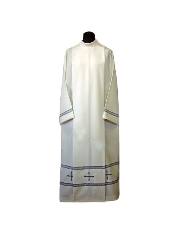 Priest alb grey murel + crosses