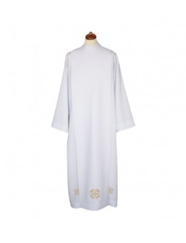 Priest alb white with decorative embroidery (22)