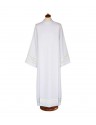 Priest alb with white cotton inset, guipure (23)