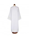 Priest alb with white cotton inset, guipure (23)