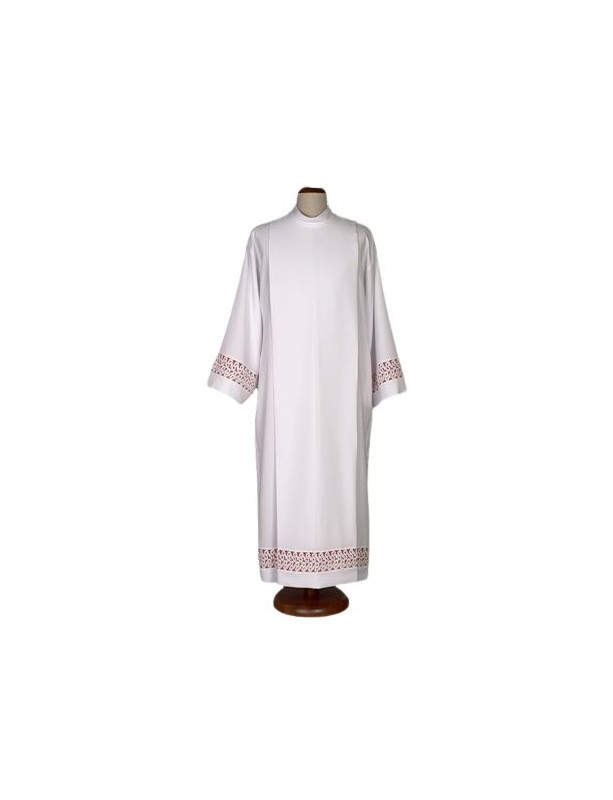 White priest alb with canonical lining (24)