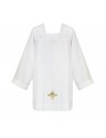 Sobrepelliz sacerdotal - bordado pez dorado (2)