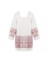 Priest surplice with lace - red lining (d5)