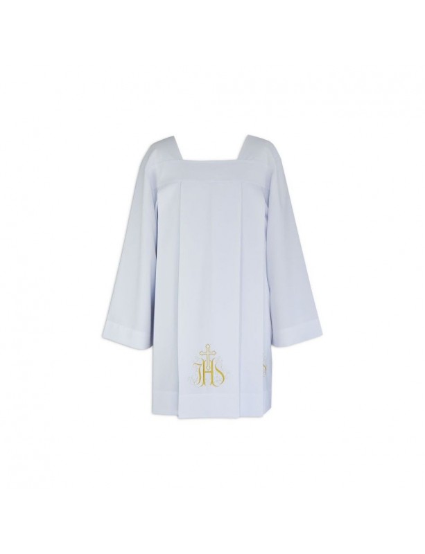 Surplis de prêtre avec pattes IHS en or