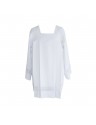 Priest surplice white with guipure, tabs
