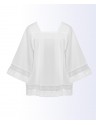 Priest surplice - lace insert on sleeves