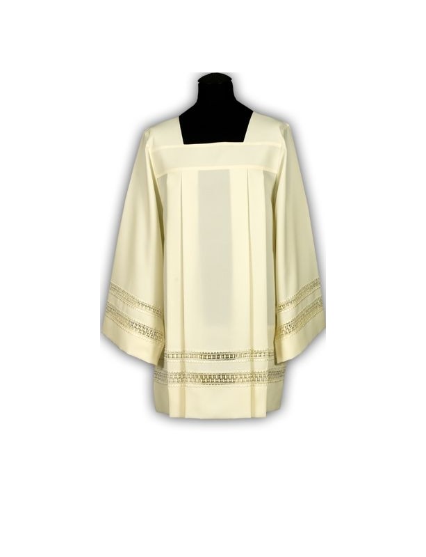 Surplice dvostruki umetak - ecru