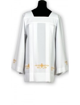 Besticktes Georgette-Overplice