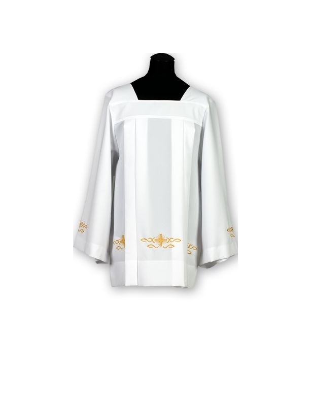 Besticktes Georgette-Overplice