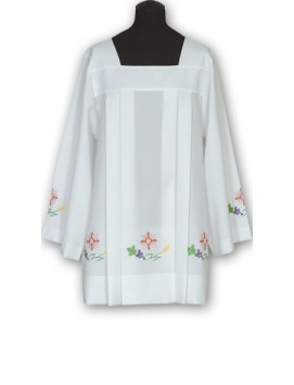 Surplice georgette embroidered