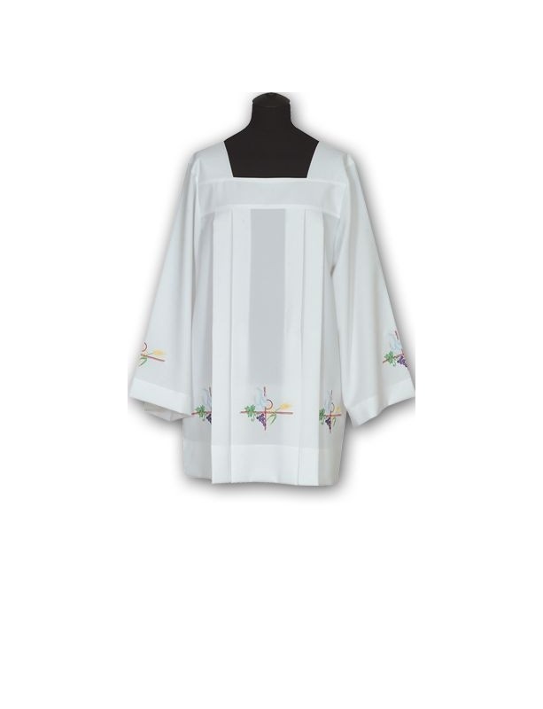 Überkleid aus besticktem Georgette