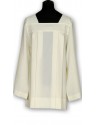 Priest surplice georgette - ecru