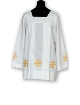 Sobrepeliz de georgette bordado