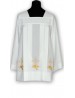 Surplis en georgette brodée