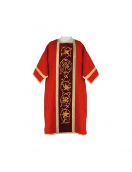 Römisch dalmatinisch rot - Jacquard
