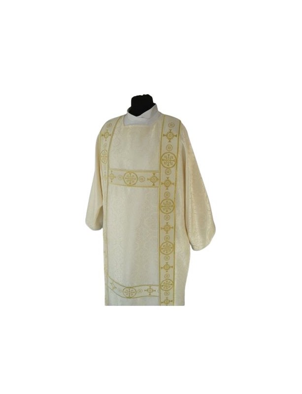 Jacquard gótico dalmático - terciopelo a rayas - mezcla de colores