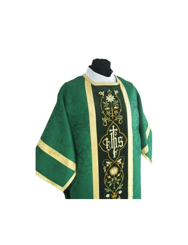 Dalmatica romana in jacquard - colori liturgici