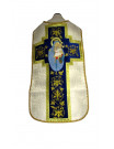 Ecru Roman chasuble - Our Lady of the Scapular