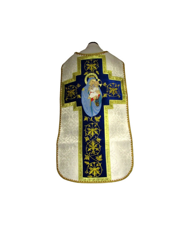Chasuble romaine - Notre-Dame du Scapulaire
