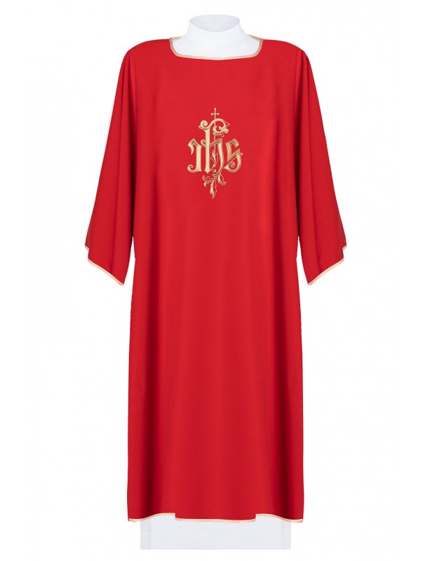 Dalmatic gestickt IHS - rot