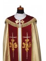 Embroidered IHS cope (11b)
