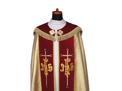 Vyšívaný pluviál IHS (11b)