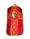 Red Roman chasuble - Saint Anthony