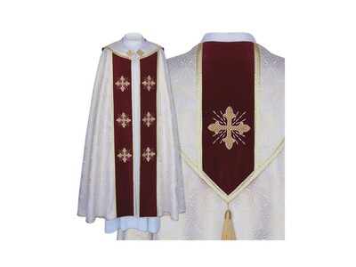 Vyšívaný liturgický pluviál (28)