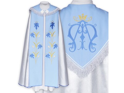 Vyšívaný mariánsky liturgický pluviál (3)