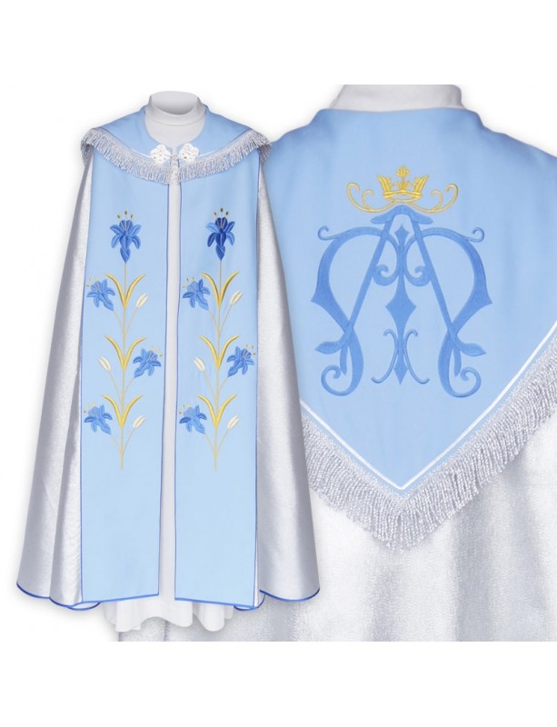 Gesticktes marianisches liturgisches Gewand