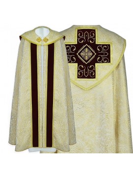 Chape liturgique brodée