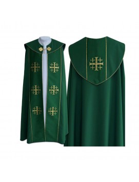 Kapa liturgiczna - Krzyż Jerozolimski