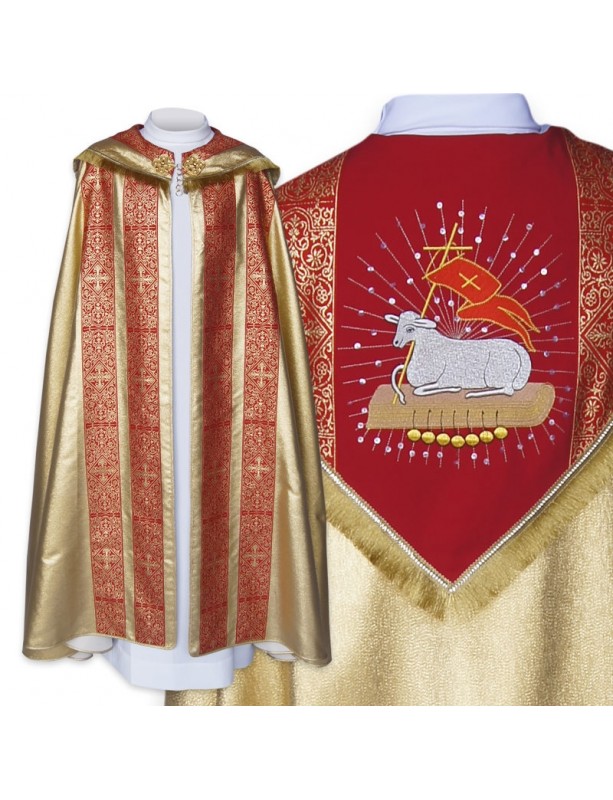 Easter embroidered liturgical cope (6)