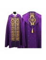 Gothic pattern cope - jacquard fabric (1)