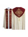 Gothic pattern cope - jacquard fabric (17)