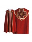 Embroidered cope gothic pattern - red (85)