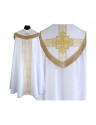 Semi-Gothic embroidered cope - white (86)