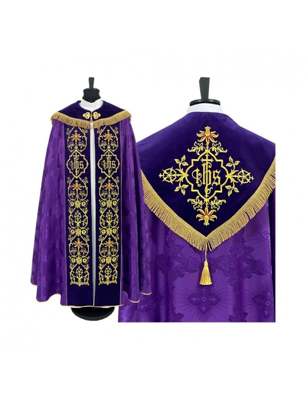 Pluvial brodat violet (90)