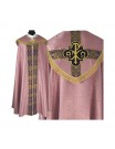Embroidered gothic cope - pale pink color (92)