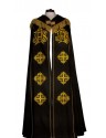 Chape brodée - IHS (couleurs liturgiques)