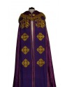 Embroidered cope - IHS (liturgical colors) - rosette