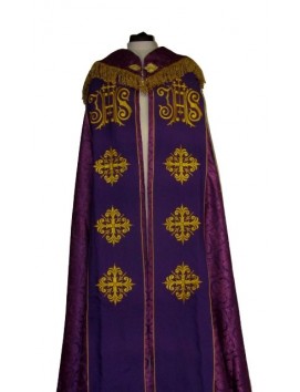 Gesticktes Oberteil - IHS (liturgische Farben) - Rosette