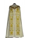 Embroidered cope - IHS ecru - rosette (1)